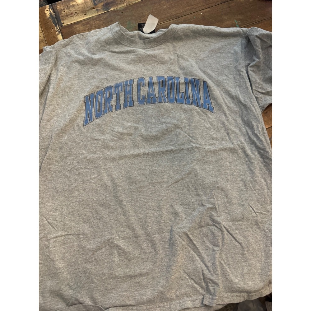 Jansport North Carolina Tar Heels T-Shirt Mens XL Gray Short Sleeve UNC Graphic